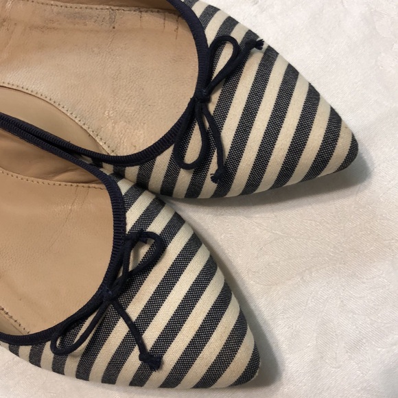 J.Crew Striped Gemma flats size 6 1/2 - Picture 6 of 10